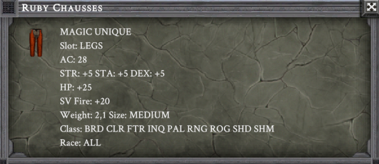 RUBY CHAUSSES item card